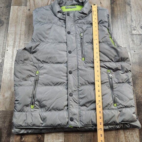 Mens Orvis size L Large Nylon Duck Down Outdoor Puffer Vest - Picture 5 of 10